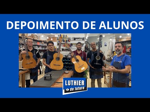 Depoimentos e entrega de certificados formandos turma do curso de luthier 2023 - Luthier do Futuro