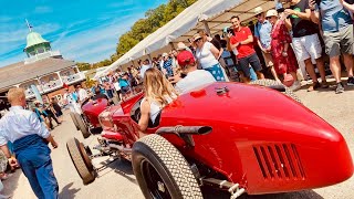 BROOKLANDS 100 YEARS of Grand Prix Celebrations MERCEDES BENZ Racing & A LOOK Around Paddock Garages