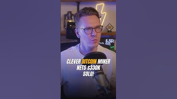 Solo Bitcoin Miner Nets Over $330K With Clever Strategy