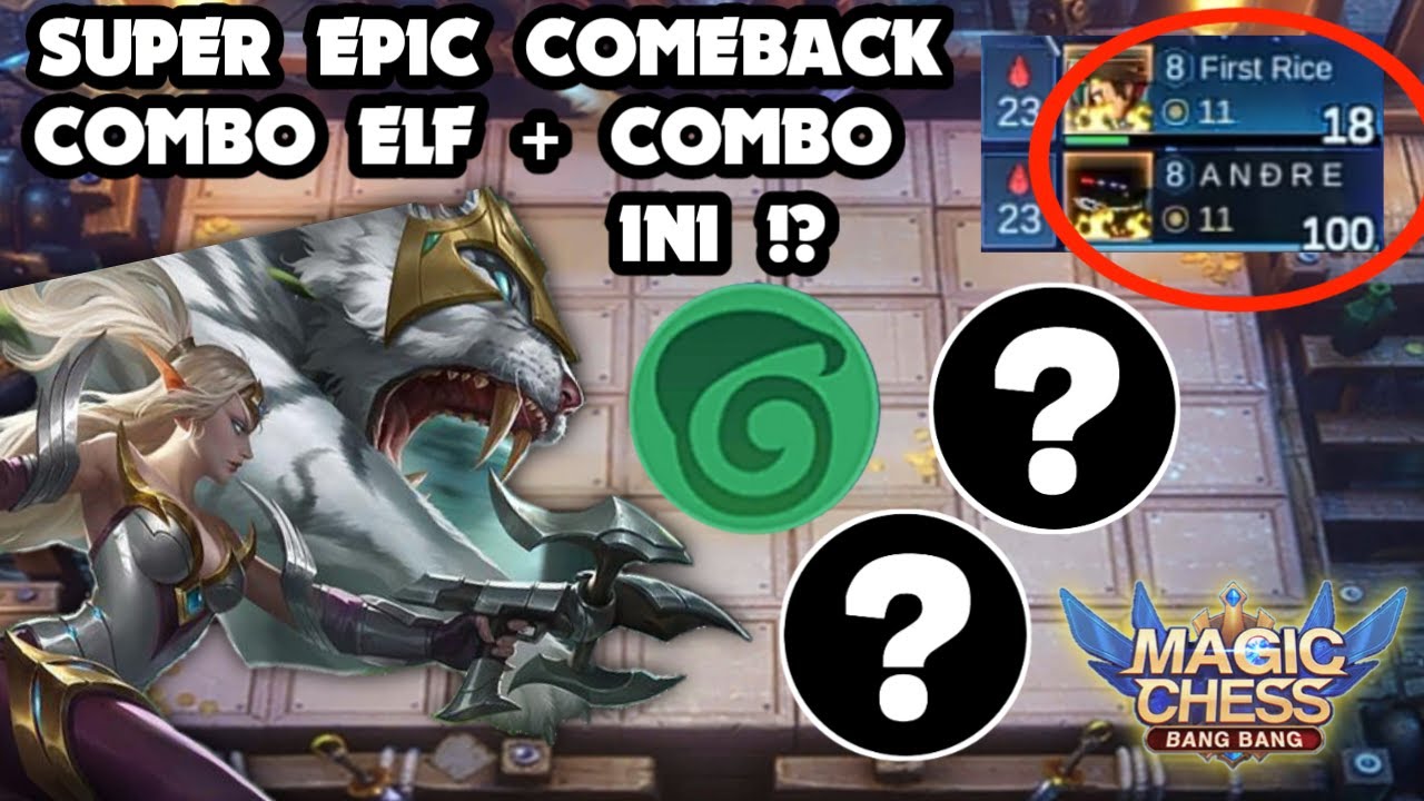 COMBO 6 ELF TERKUAT !? LANGSUNG EPIC COMEBACK - Magic Chess