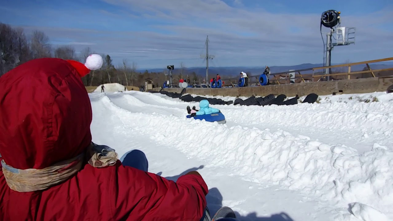 Snow Tubing At Beech Mountain Banner Elk Nc Youtube