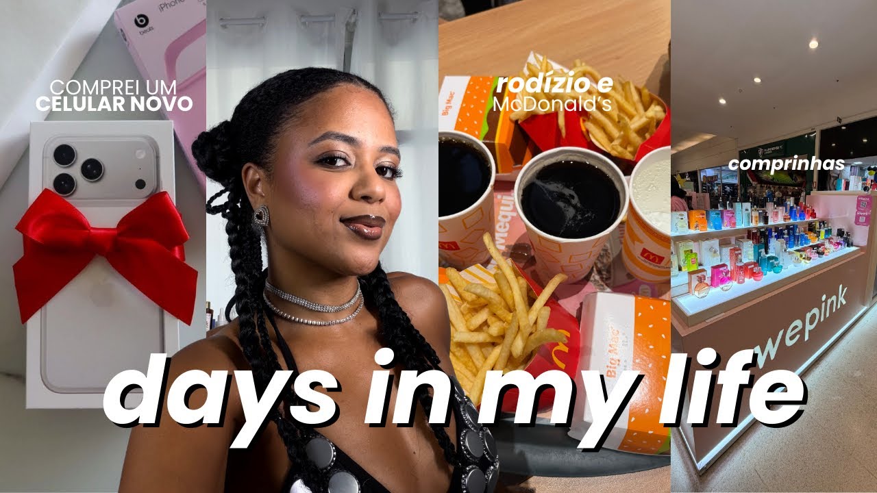 DAYS IN MY LIFE: RODÍZIO DE JAPONÊS, CELULAR NOVO, RECEBIDOS DA SHEIN E FACULDADE DE BIOMEDICINA