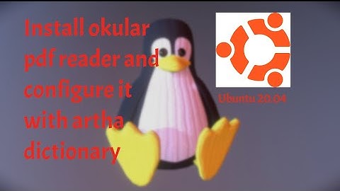 2.HOW TO INSTALL OKULAR IN UBUNTU 20.04 || BEST PDF READER IN UBUNTU 20.04