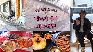 티모시 따라 서울 구경ㅣ업무 시즌 끝난 자의 3월 브이로그ㅣ너무나 바빴던 사이 봄이 사라졌다