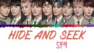 SF9 - Hide and Seek (머리카락 보일라) Lyrics [Color Coded_Han_Rom_Eng]