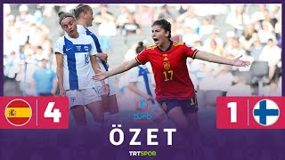 2022 Kadınlar Avrupa Futbol Şampiyonası İspanya - Finlandiya Özet