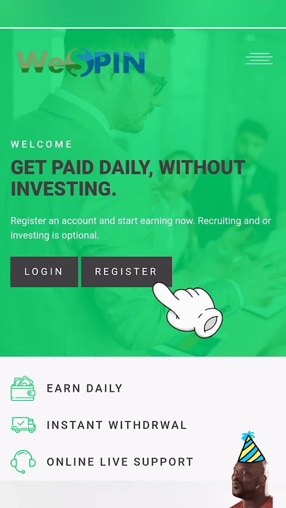 How to earn money with WeSpin visit: https://tinyurl.com/Wespinny and get started