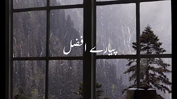 Piyare Afzal-OST (lyrics)