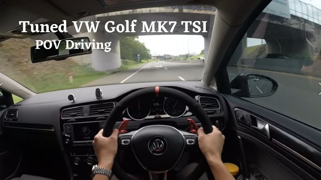 2014 VW Golf MK7 TSI Stage 1+ (With LOUD CUTOUT EXHAUST) - POV Driving INDONESIA by spottr8