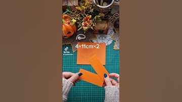 Autumn Pop-up card #scrapbooking #scrapbook #popup #popupcard