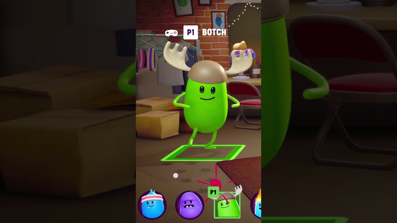 Sneak Peak at the Dumb Ways to Party Character Select Screen 🦌 #dumbwaystoparty #dwtd  #partygames
