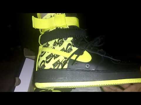 sf af1 black and yellow