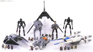 All LEGO Star Wars Rogue One wave 1 sets together!