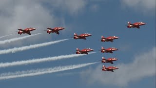 2019 New York International Air Show - RAF Red Arrows