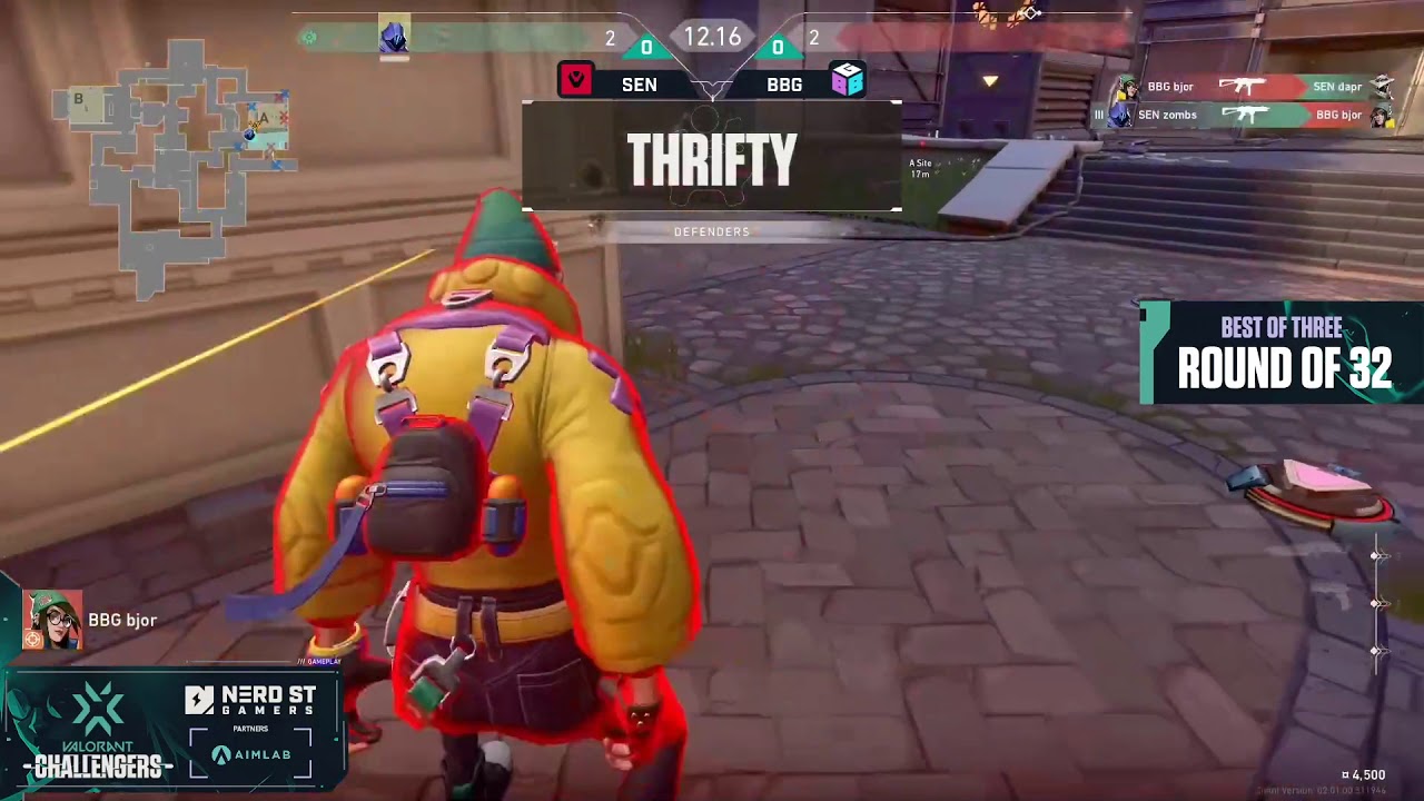 SENTINELS vs BBG (Game 1) VALORANT VCT Champions Tour Esports Tournament