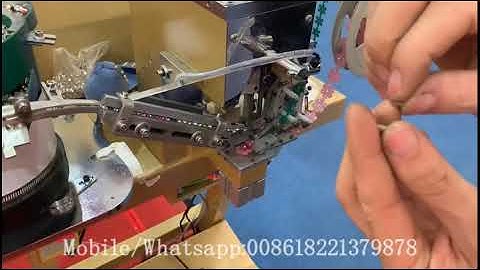 Automatic tape cutting Pearl & sequin attaching machine