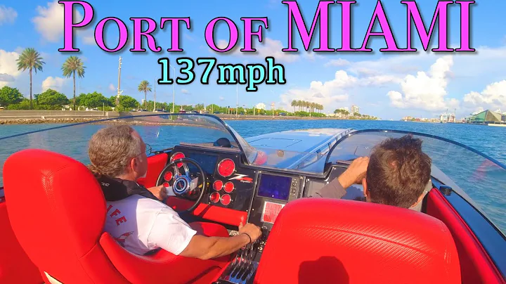 My father’s Donzi ZRC “ 137 mph “ in the PORT OF MIAMI.  ( 2400HP )😜