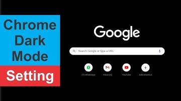 Google Chrome Browser Dark Mode Windows 7, Wndows 10