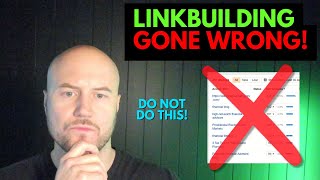 How NOT To Do SEO Linkbuilding (Over-Optimized Anchor Text)