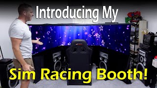 Introducing My Sim Racing Booth! Featuring 55" LG OLED C1's - Best Gaming TV