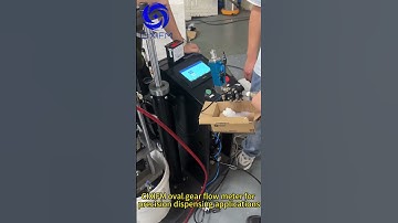 CIXIFM oval gear flow meter for precision dispensing applications #flowmter #flowsensor #dispensing