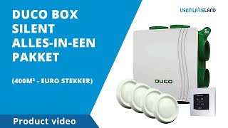 Productvideo - Duco Box Silent Alles-In-Een Pakket Euro Ventilatieland.be