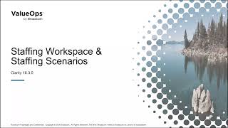 Clarity 16.3.0: Introducing Staffing Scenarios
