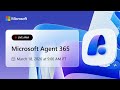 Live AMA Microsoft Agent 365