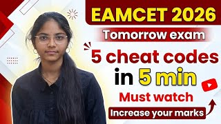 EAPCET 2026 🚀 | 5 cheat codes in 5 minutes | Must watch before exam Profile