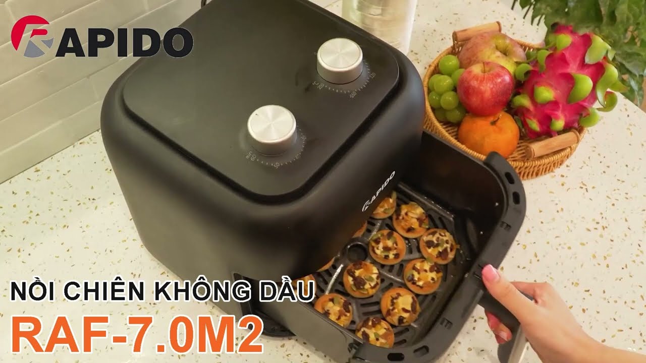 Nồi chiên rapido 8l - Giải pháp hoàn hảo cho bữa ăn gia đình