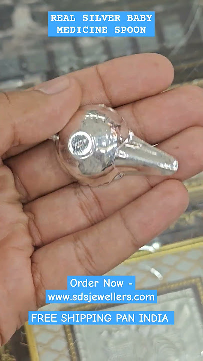 SILVER BABY MEDICINE SPOON #silverspoon #baby #kidspoon #medicine #offer #silver #sds #gift #trend