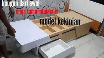 #FIXs meubel#bikin dari awal meja tamu minimalis dengan rak dalam hasilnya....