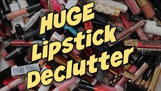 DECLUTTERING MY LIPSTICK COLLECTION | 1/3 gone!