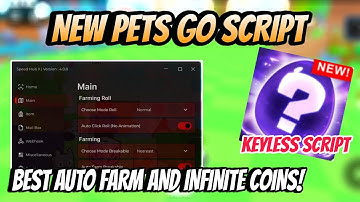*GOD* Pets Go Script INFINITE COINS, GOD AUTO FARM BREAKABLES, AUTO ROLL, MORE | PC AND MOBILE