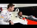 Driving the MP4/4 – Jenson and Fernando reaction