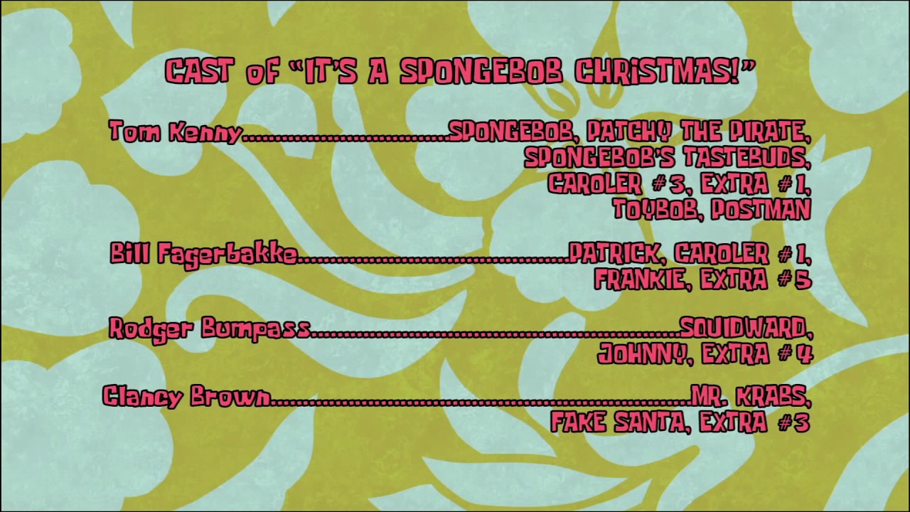 Spongebob Credits Christmas