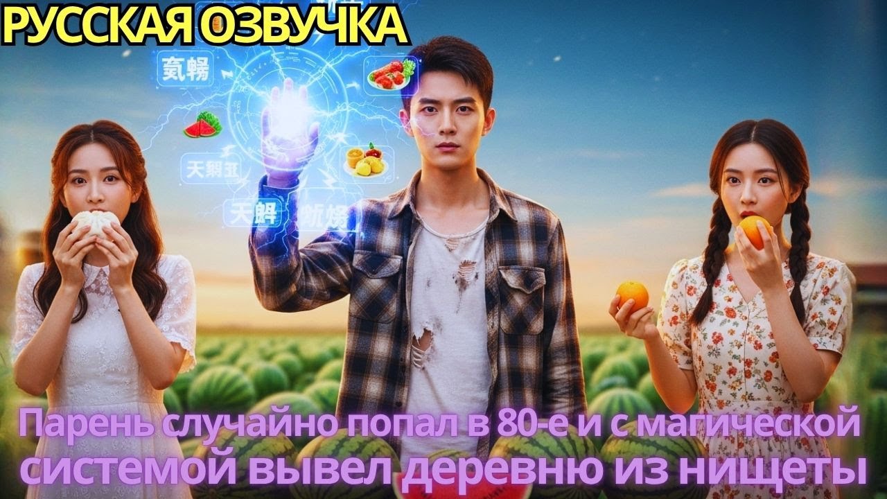 Парень случайно попал в 80-е и с магической системой вывел деревню из нищеты