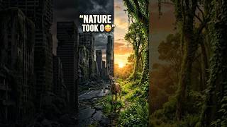 What if humans disappeared? 🌿🏙️ #shorts #nature #postapocalyptic #whatif #earth #environment