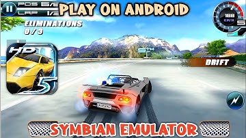Asphalt 5 HD Symbian Version - Gameplay on Android (EKA2L1)