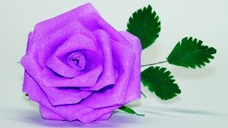 Flowers making | How To Make Rose Paper Flower