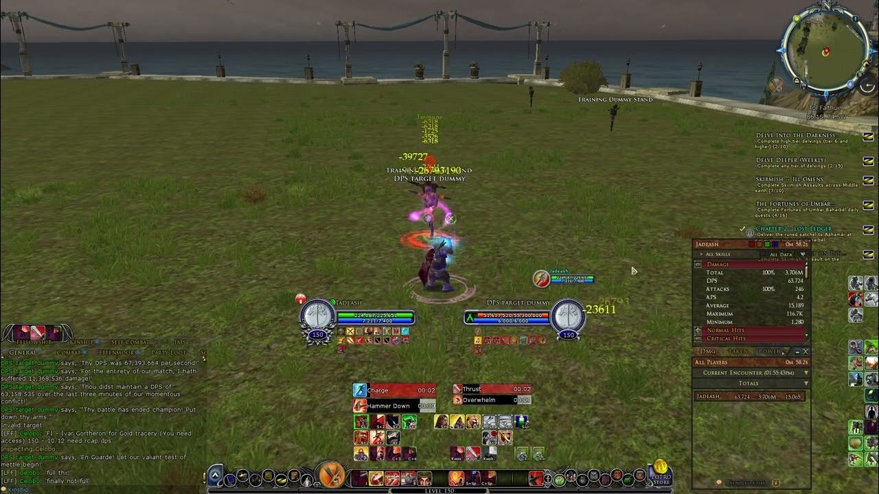 Lotro Red Guardian Parse 104K DPS U38.2.1 YouTube