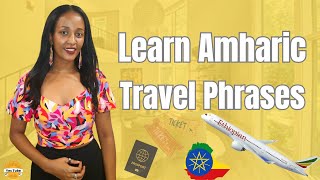 Learn Amharic  Essential Travel Phrases | Vocabularies | Questions Languages Ethiopia