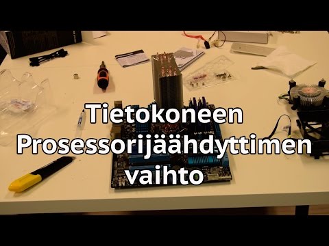 Video: Suorittimen Vaihtaminen