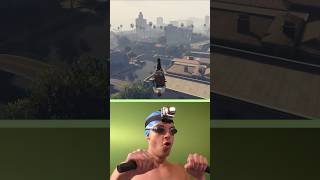 Плавец выполняет трюк в GTA 5 #gta #гта #shorts