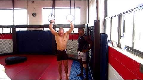 Georges St-Pierre (GSP) Training for UFC 129 - Rings