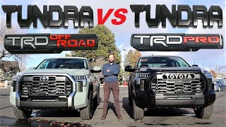 2023 Toyota Tundra TRD OffRoad VS 2023 Toyota Tundra TRD Pro: Is The TRD Pro Worth $6,000 More?