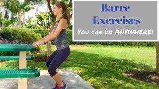 10 Minute Barre Workout - No Equipment Needed! 