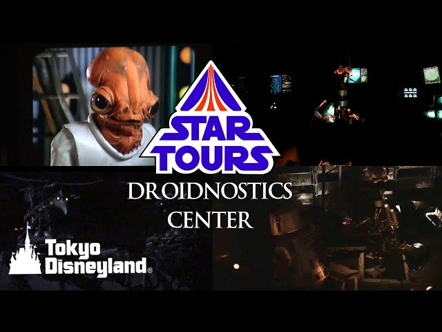 Star Tours (Original) Droidnostics Center Queue Line Tokyo