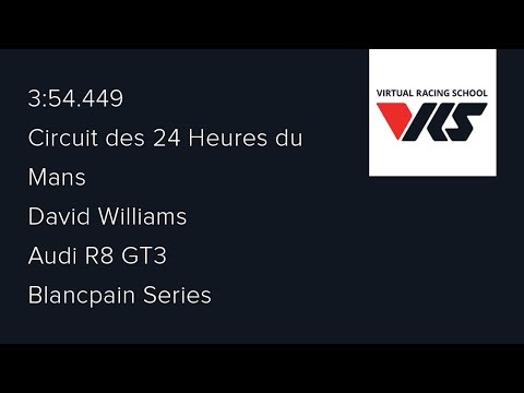 2016S4 - Week 6 (Le Mans) - Audi R8 GT3 - Blancpain Series