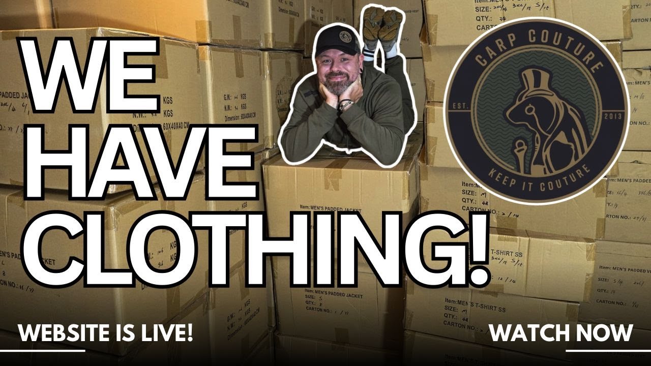 🔥 Carp Couture Is BACK! First Drop Delivery Day 🎣📦 (Behind the Scenes)